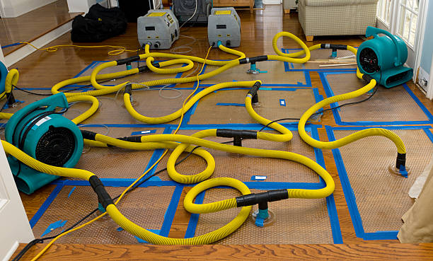 Professional Water Extraction technician working in Somerset, OH